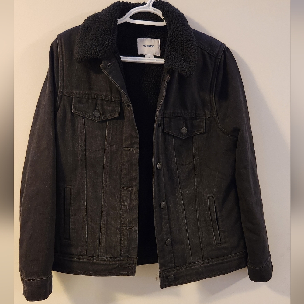 Old Navy Black Jean Jacket